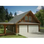 Building Plans Front of House 133D-6009