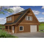 Building Plans Front of House 133D-6010