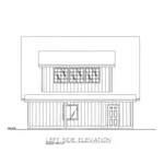 Building Plans Left Elevation -  133D-6010 | House Plans and More