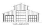 Building Plans Front Elevation - 133D-6011 | House Plans and More