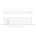 Building Plans Right Elevation - 133D-6011 | House Plans and More