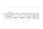 Country House Plan Left Elevation -  133D-7501 | House Plans and More