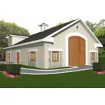 Spanish House Plan Front of Home -  133D-7503 | House Plans and More