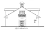 Building Plans Rear Elevation -  133D-7503 | House Plans and More