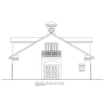 Spanish House Plan Rear Elevation -  133D-7503 | House Plans and More