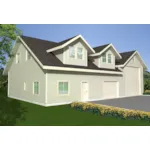 Building Plans Front of House 133D-7504