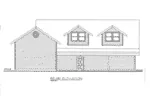 Building Plans Rear Elevation -  133D-7504 | House Plans and More