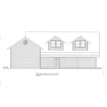 Building Plans Rear Elevation -  133D-7504 | House Plans and More