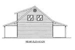 Building Plans Rear Elevation -  133D-7507 | House Plans and More