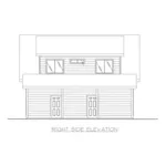 Building Plans Right Elevation -  133D-7507 | House Plans and More