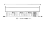 Building Plans Left Elevation -  133D-7508 | House Plans and More
