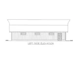 Building Plans Left Elevation -  133D-7508 | House Plans and More