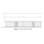 Building Plans Right Elevation -  133D-7508 | House Plans and More