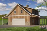 Rustic House Plan Front of House 133D-7509