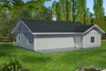 Building Plans Front Photo 01 - Monty Workshop & Fishing Room 133D-7512 | House Plans and More