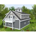 Country House Plan Front of Home - 133D-7513 | House Plans and More