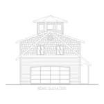 Country House Plan Rear Elevation - 133D-7513 | House Plans and More