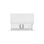 Building Plans Left Elevation -  136D-6004 | House Plans and More