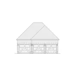 Building Plans Front of House 136D-6008