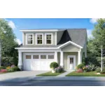 Craftsman House Plan Front of House 136D-6009