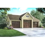 Building Plans Front of House 136D-6014