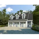 Building Plans Front of Home -  136D-7503 | House Plans and More