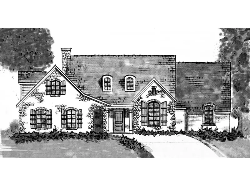 Country House Plan Front Image of House - Olivercrest European Home 137D-0001 - Shop House Plans and More