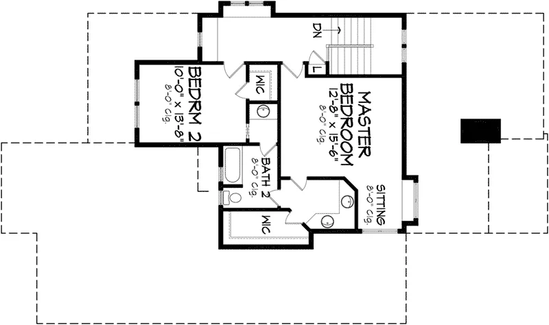 Country House Plan Second Floor - Ozark Oaks Craftsman Home 137D-0005 - Shop House Plans and More