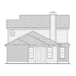 Country House Plan Rear Elevation - Pattyanna Country Home 137D-0007 - Shop House Plans and More