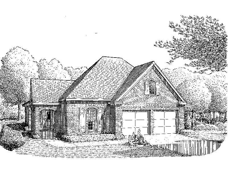 Ranch House Plan Front Image of House - Sidwell Grove Ranch Home 137D-0025 - Shop House Plans and More