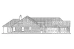Ranch House Plan Front Elevation - Taregan Lane Craftsman Home 137D-0026 - Shop House Plans and More