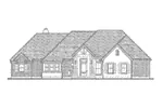 Ranch House Plan Left Elevation - Taregan Lane Craftsman Home 137D-0026 - Shop House Plans and More