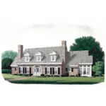 Craftsman House Plan Front of House 137D-0034