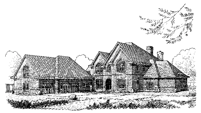Bungalow House Plan Front of Home - Nelcrest Traditional Home 137D-0038 - Shop House Plans and More