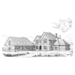 Bungalow House Plan Front of House 137D-0038