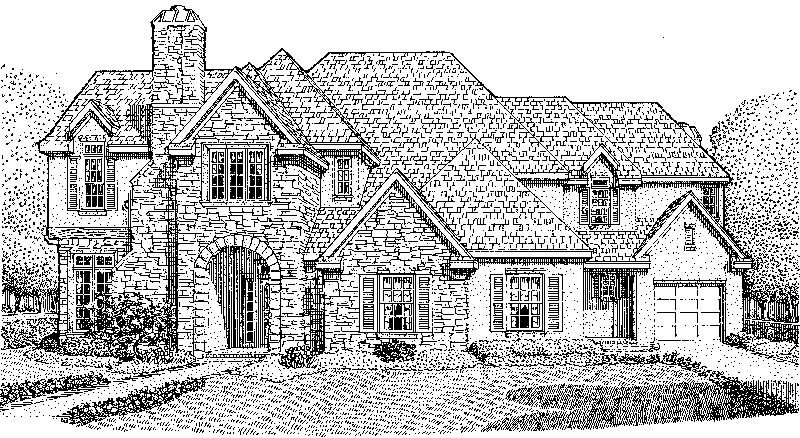 Colonial House Plan Front of Home - Smizer Traditional Home 137D-0043 - Shop House Plans and More