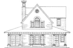 Greek Revival House Plan Front Elevation - Sophie Creek Country Home 137D-0082 - Shop House Plans and More