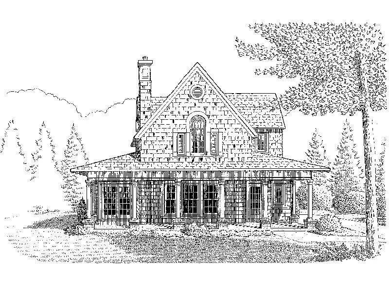 Greek Revival House Plan Front Image of House - Sophie Creek Country Home 137D-0082 - Shop House Plans and More