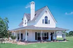 Greek Revival House Plan Front of Home - Sophie Creek Country Home 137D-0082 - Shop House Plans and More