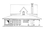Modern Farmhouse Plan Left Elevation - Sophie Creek Country Home 137D-0082 - Shop House Plans and More