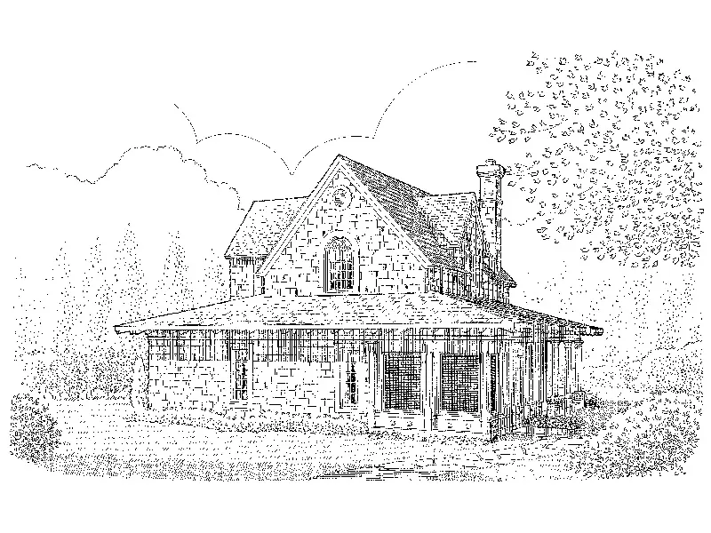 Greek Revival House Plan Rear Photo 02 - Sophie Creek Country Home 137D-0082 - Shop House Plans and More