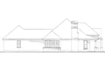 Left Elevation - Sommers Landing Ranch Home 137D-0087 - Shop House Plans and More