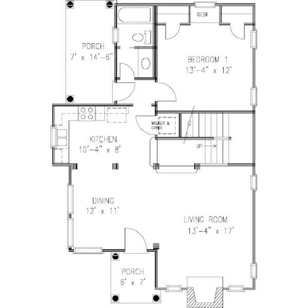 Country House Plan First Floor - Bethany Creek  Country Home 137D-0179 - Search House Plans and More