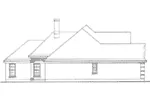 Victorian House Plan Left Elevation - Honey Cliff Craftsman Home 137D-0192 - Search House Plans and More
