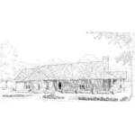 Shingle House Plan Front of Home - Libby Hill Country Home 137D-0195 - Shop House Plans and More