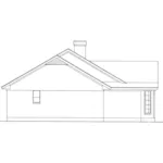 Shingle House Plan Left Elevation - Libby Hill Country Home 137D-0195 - Shop House Plans and More