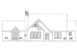 Greek Revival House Plan Front Elevation - Loreen Ranch Home 137D-0196 - Shop House Plans and More