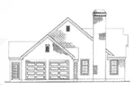 Greek Revival House Plan Left Elevation - Loreen Ranch Home 137D-0196 - Shop House Plans and More