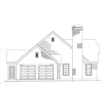 Greek Revival House Plan Left Elevation - Loreen Ranch Home 137D-0196 - Shop House Plans and More