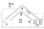 Greek Revival House Plan Right Elevation - Loreen Ranch Home 137D-0196 - Shop House Plans and More